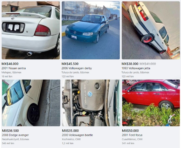 marketplace autos de 50 mil pesos