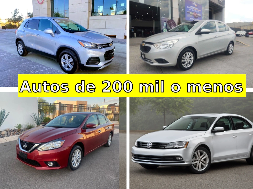 autos de 200 mil pesos o menos